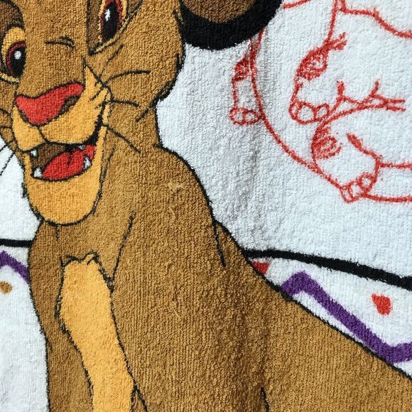 VINTAGE beach towel THE LION KING * VINTAGE 90s - Picture 9 of 9